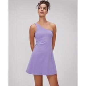 Outdoor Voices One Shoulder Dress - Lavender Women's sz. XL w/Built-in Shorts